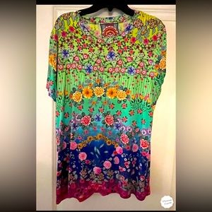 Johnny Was Floral Tee